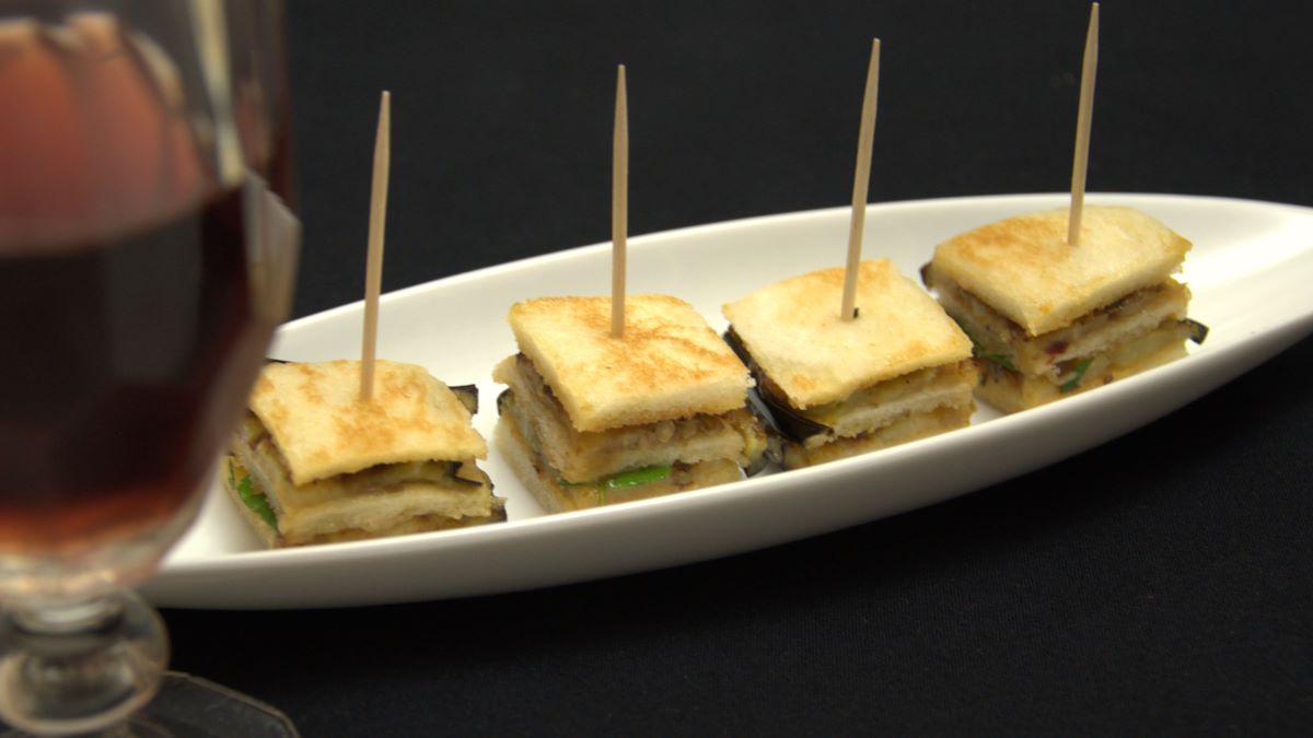 Auberginen-Millefeuille